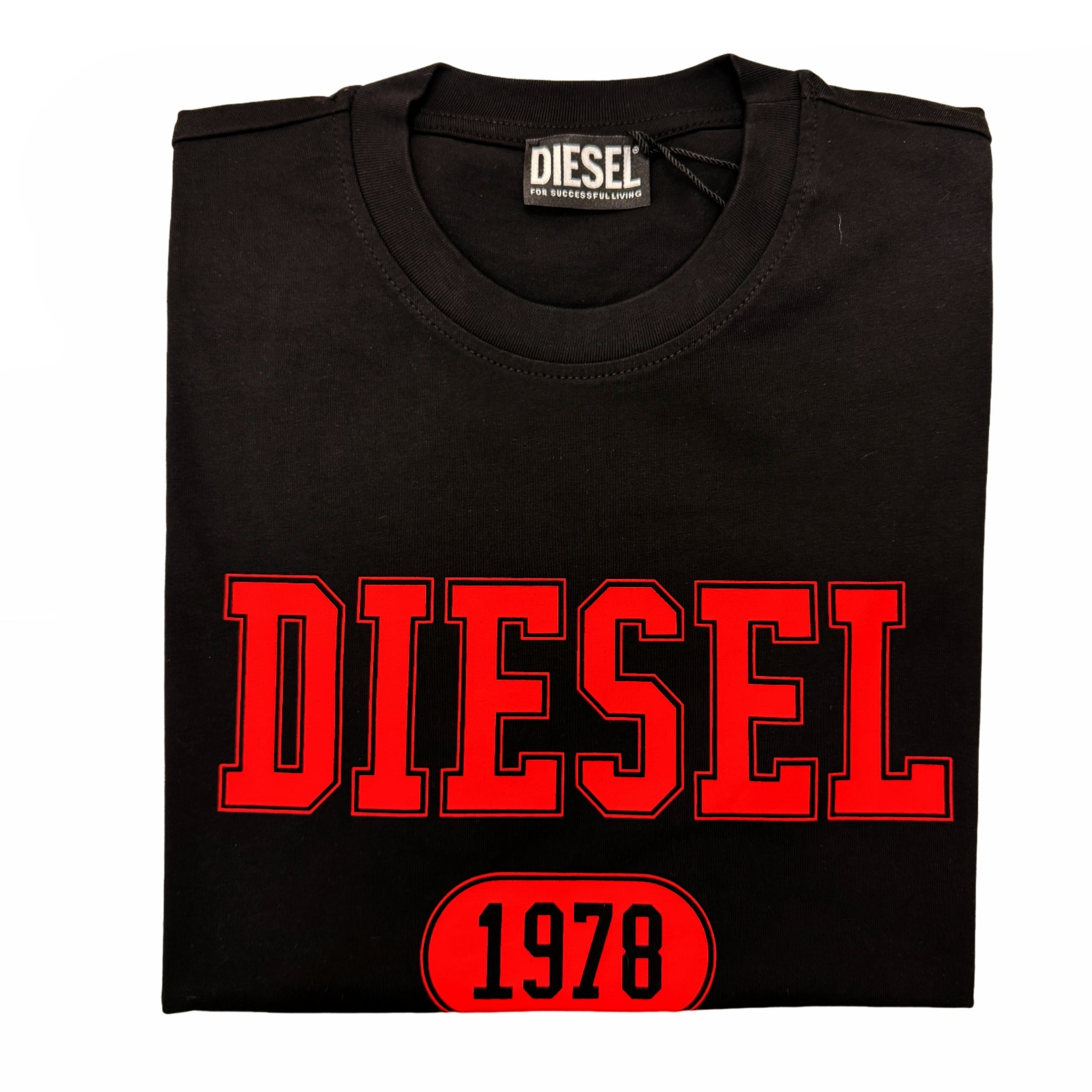 Diesel Bold Black Logo T-Shirt