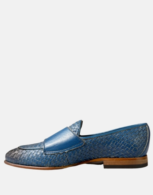 Calvano Blue Monk Strap