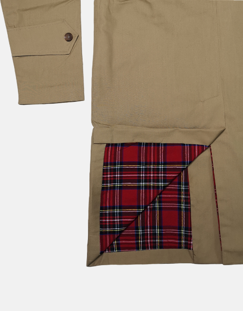 LONDON FOG Andes Camel Khaki Long 3/4 Coat