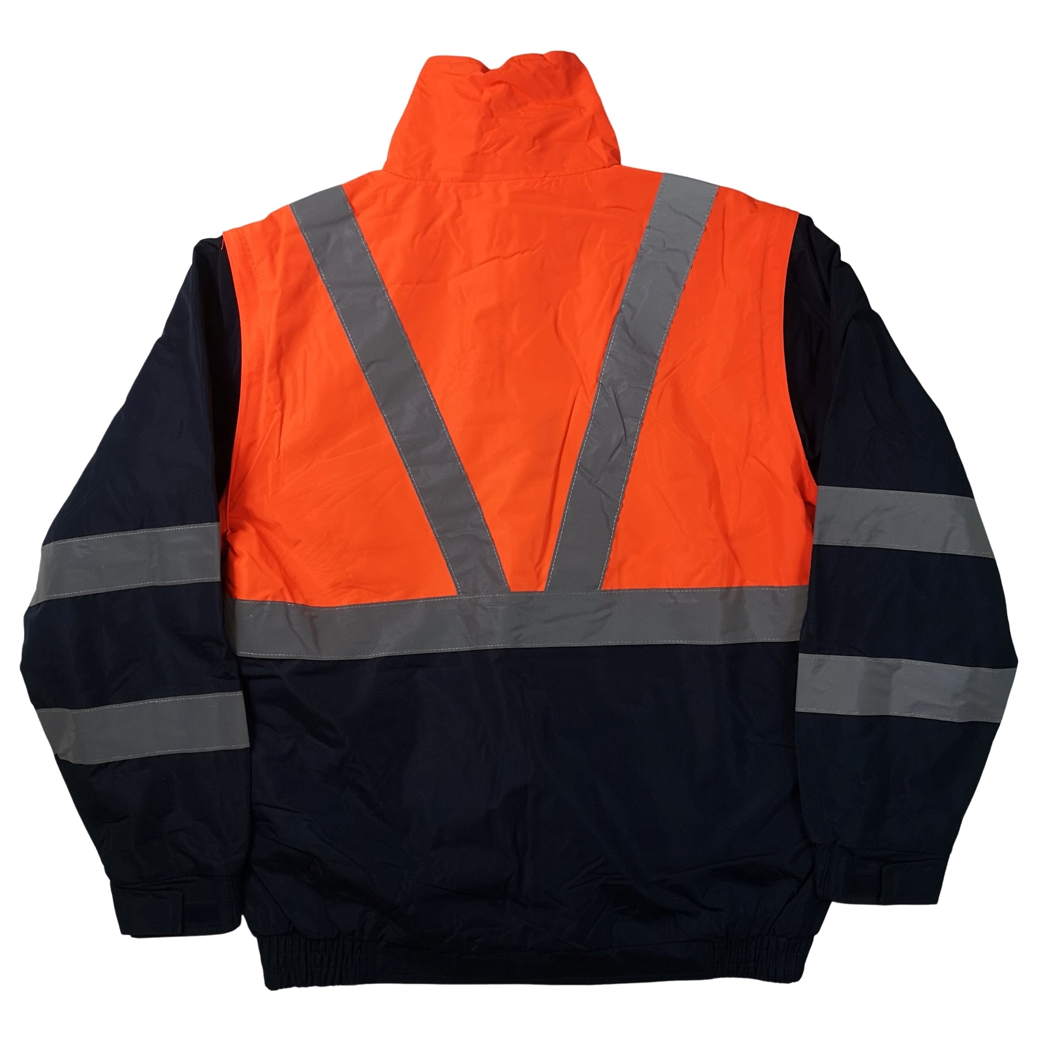 Orange & Blue Reflector Jacket – 2-in-1