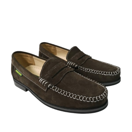 DAKOTAS Brown Suede Mocassin