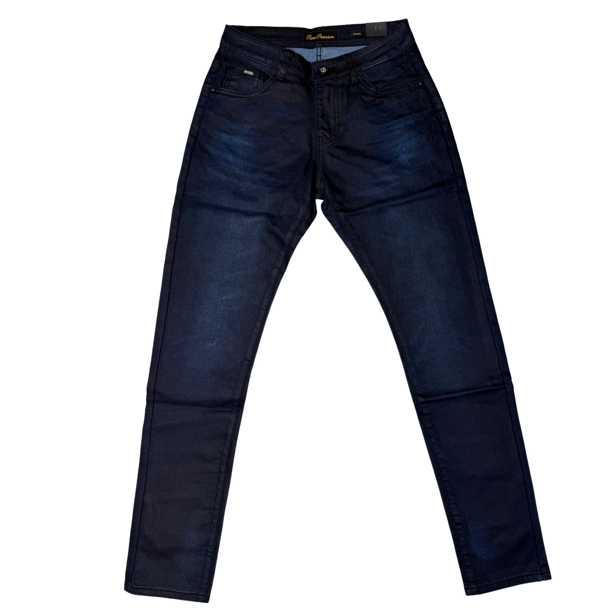 Pure Premium Arichi Blue Black Senzo Wax  Jeans