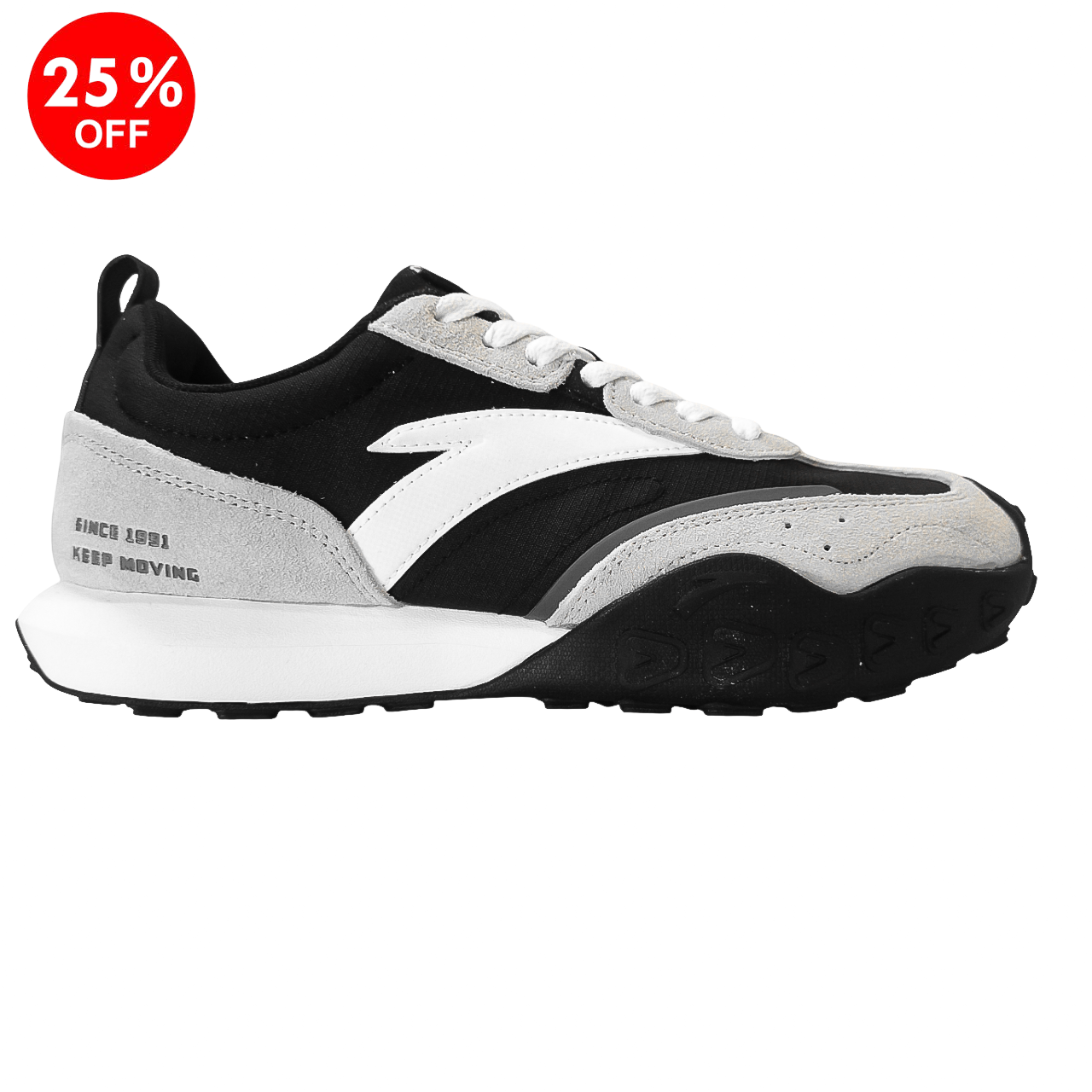 ANTA Black Grey Sneakers