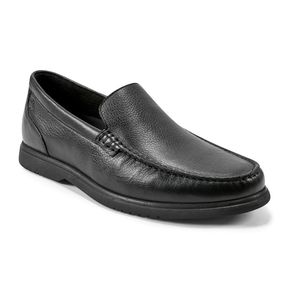 Rockport Leather Jensen Mocassin  Black Shoe