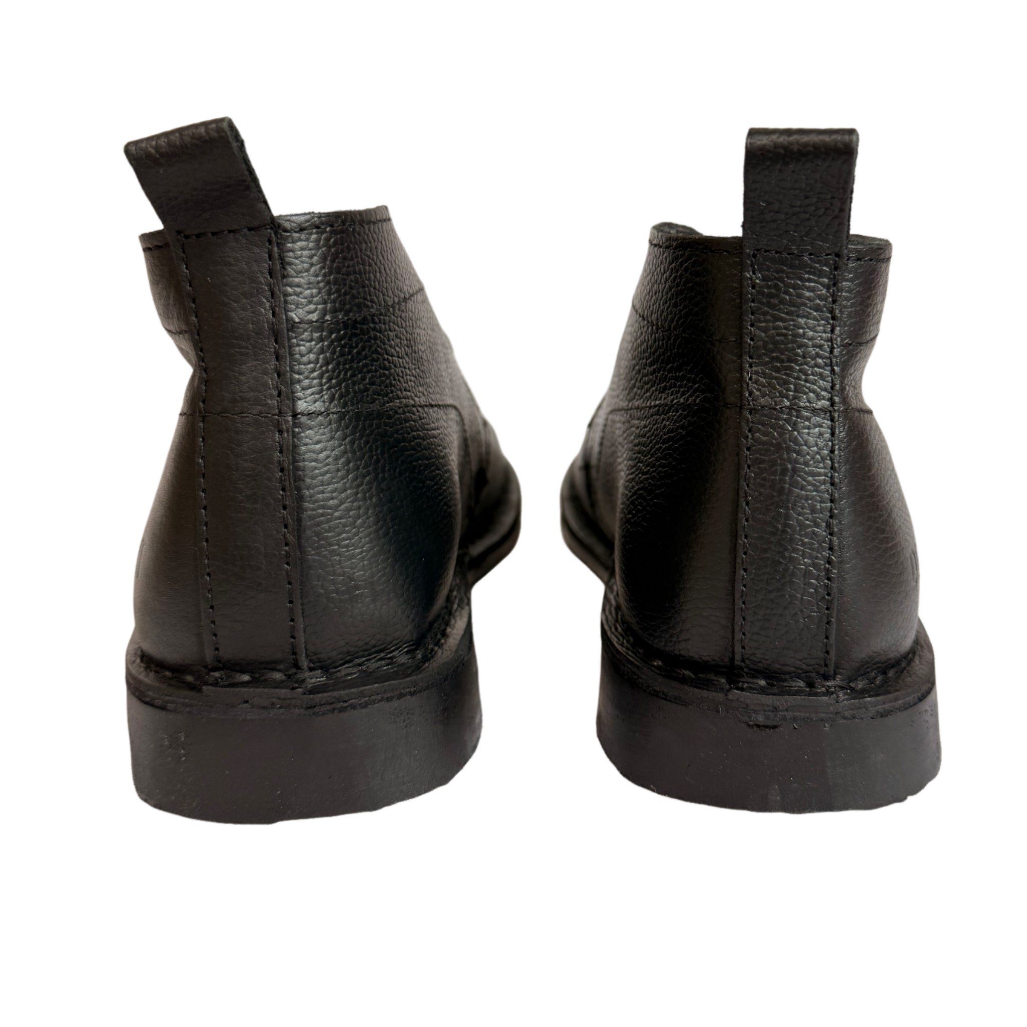 Desert Vellie Mild Black Leather Boot