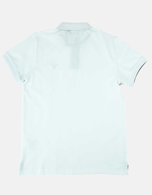 Gant Original SS Pique Contrast Collar White Navy Golfer