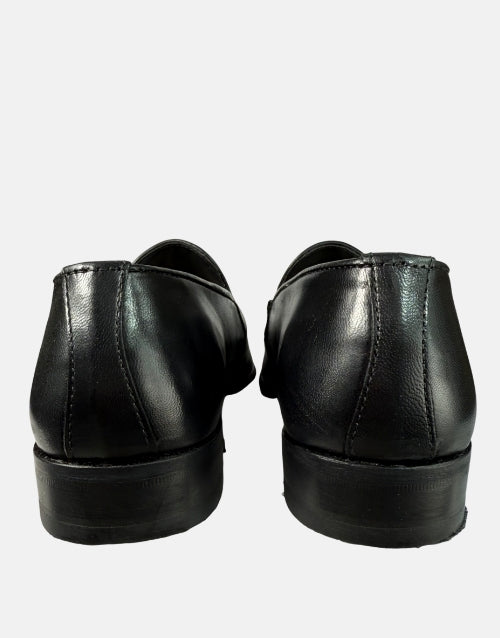 Barker Glace Kid Black Moccasin