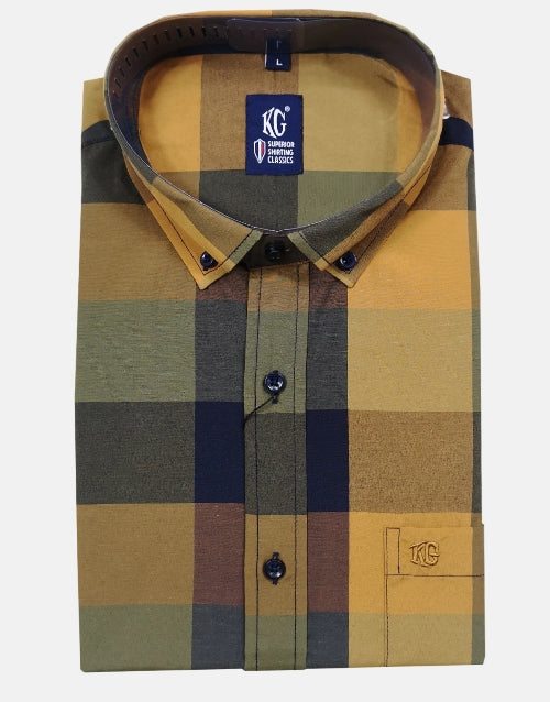 KG Mustard Check Shirt