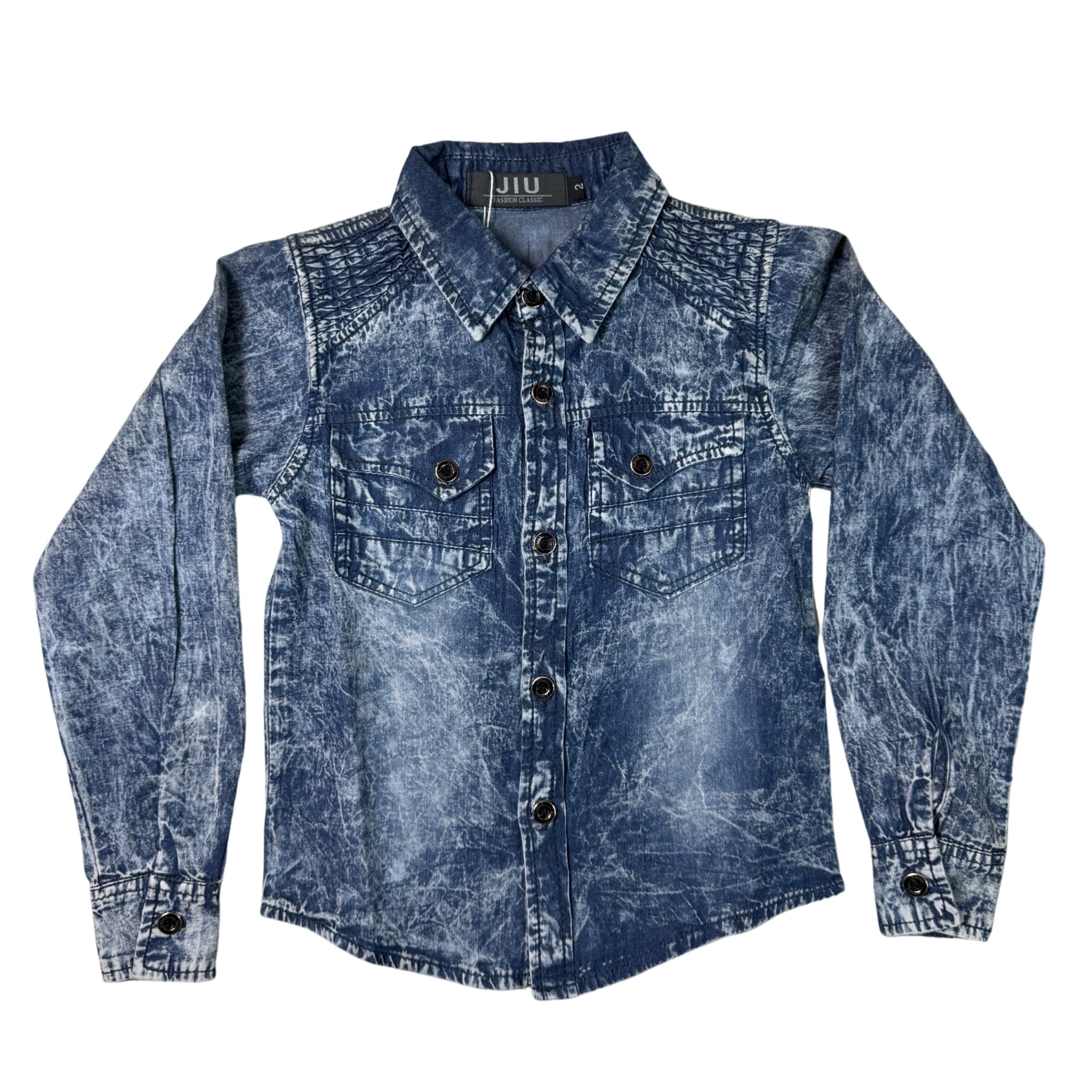 Jiu Fashion Classic 2 Years Long Sleeve Denim Shirt