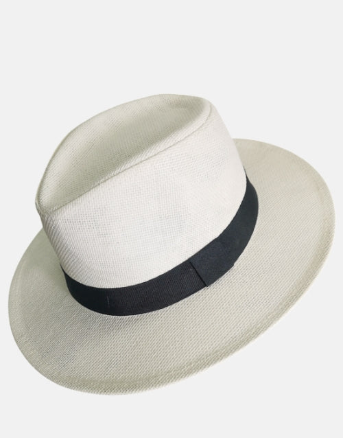 K STAR 7 White Straw Hat