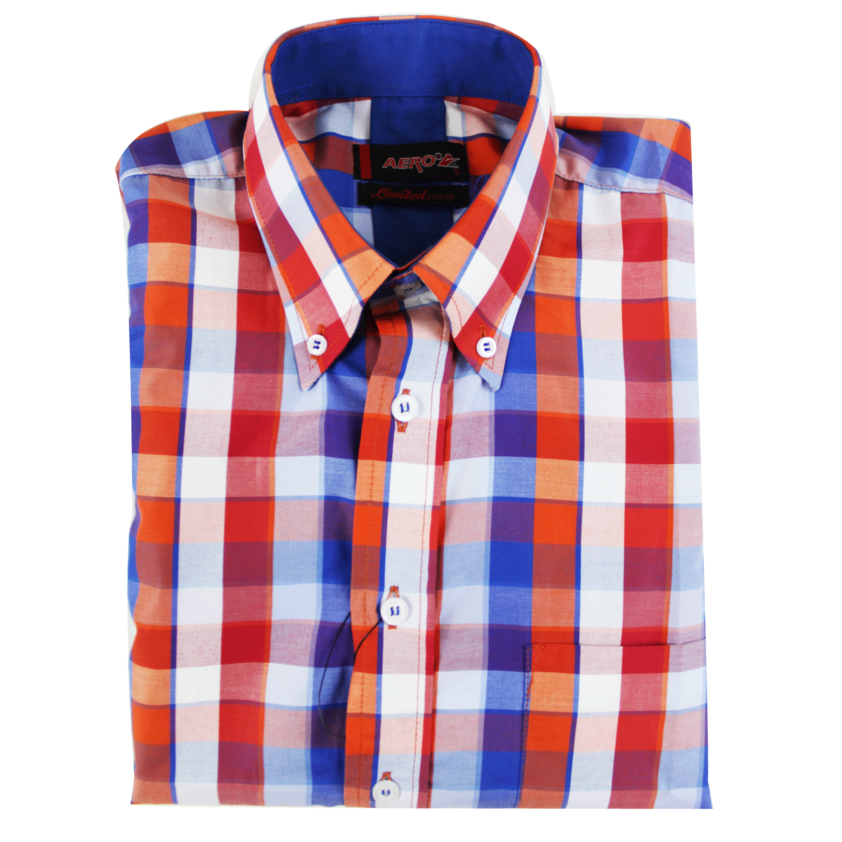 AERO Red Checkered S/S Shirt