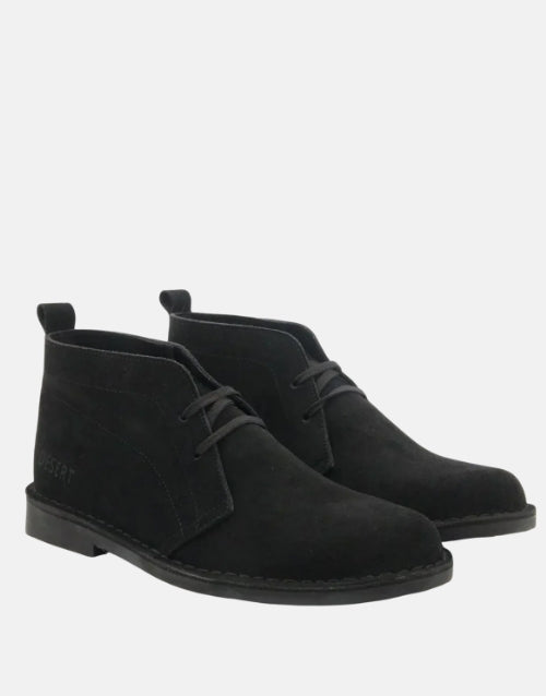 Desert Vellie  Suede Black Boot