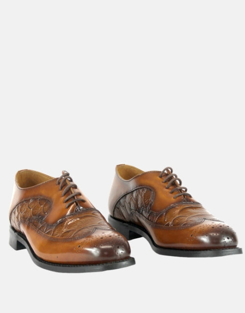Bishop Leather Ivywood  Tan Shoe