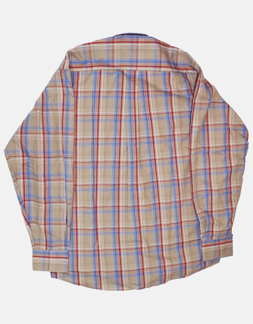 AERO Khaki Check LS Shirt