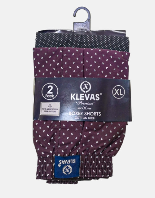 Klevas 2 Pack Boxer Shorts
