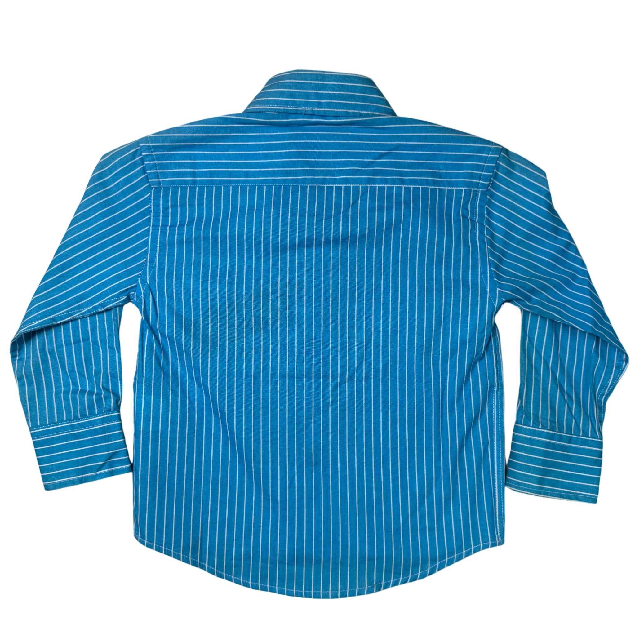 Retro Fire Blue 3/4 Years Long Sleeve Shirt