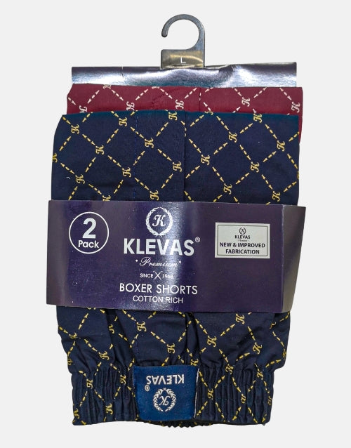 Klevas 2 Pack Boxer Shorts