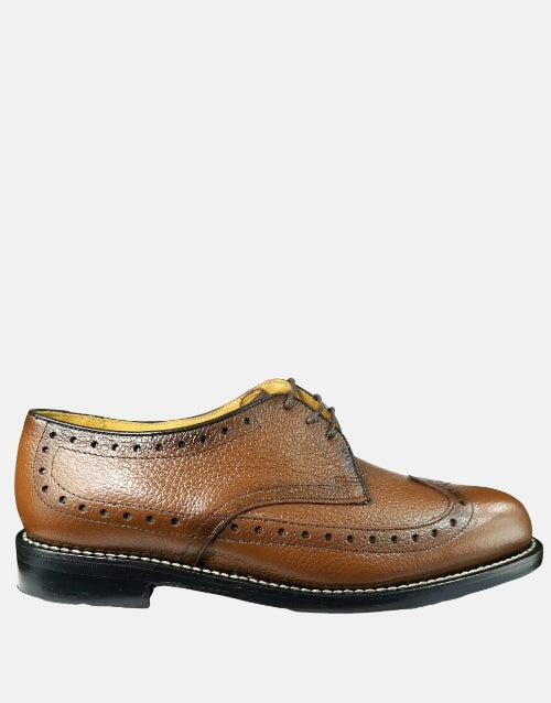 Johnston & Murphy Tan Grain Leather Shoe