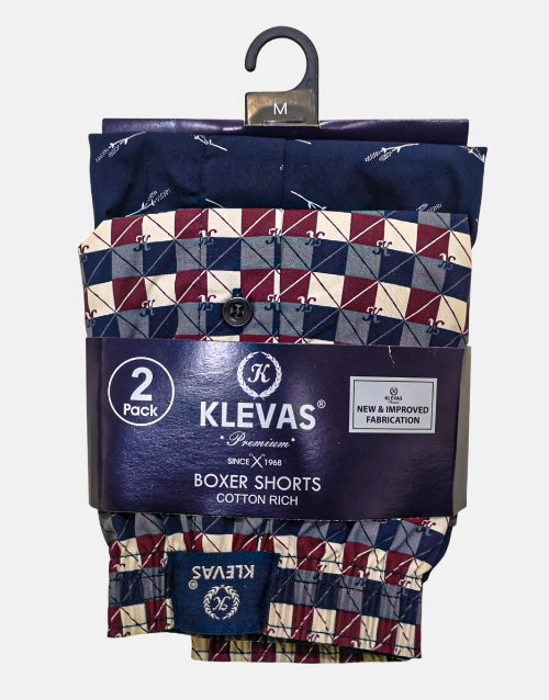 Klevas 2 Pack Boxer Shorts