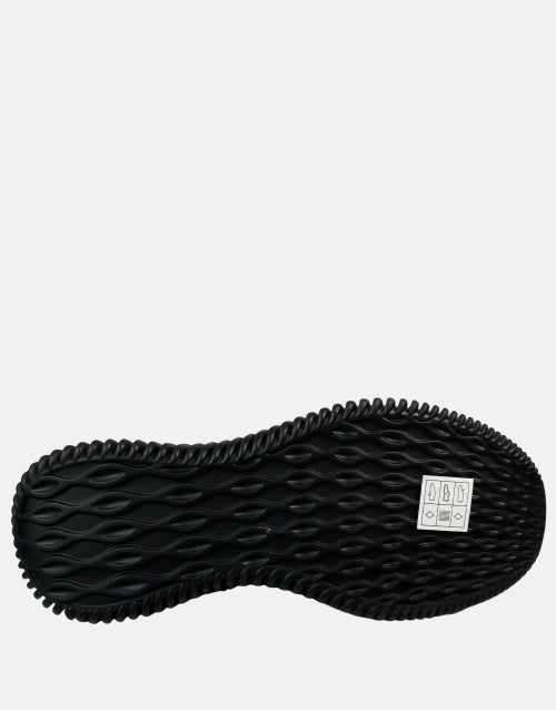 Skechers Leather Black Geo Ladies Sneaker