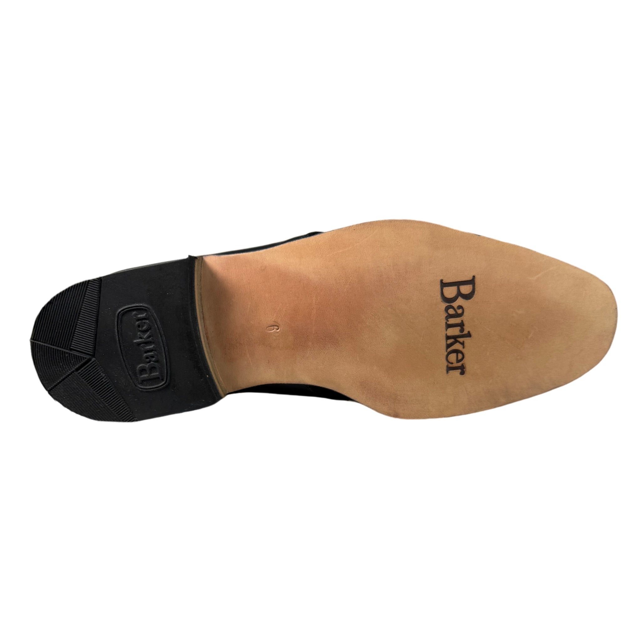 Barker Glace Kid Black Moccasin