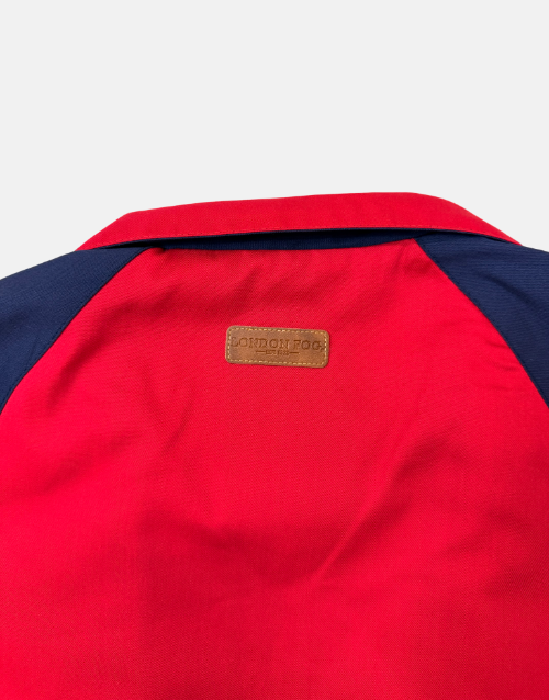 London Fog Color Block Harrington Jacket