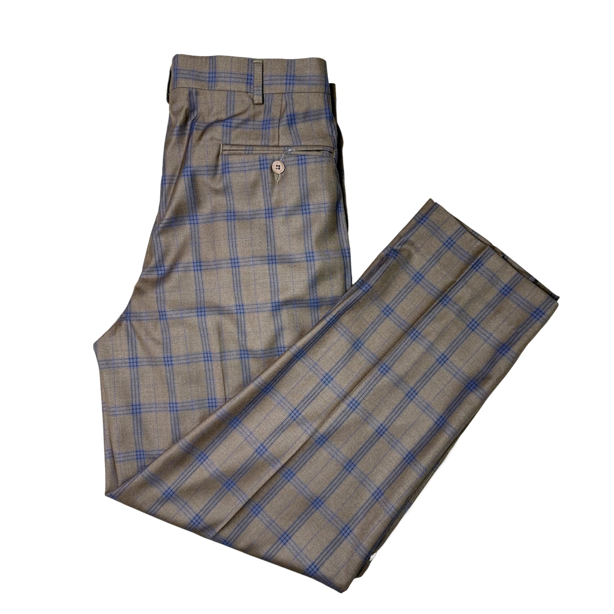 Navada 2 Pleat Exec Camel Trouser