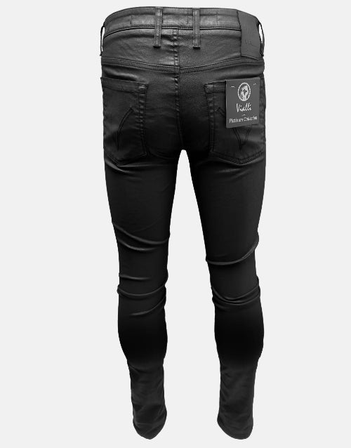 Vialli Impossibo Wax Black Skinny Jean