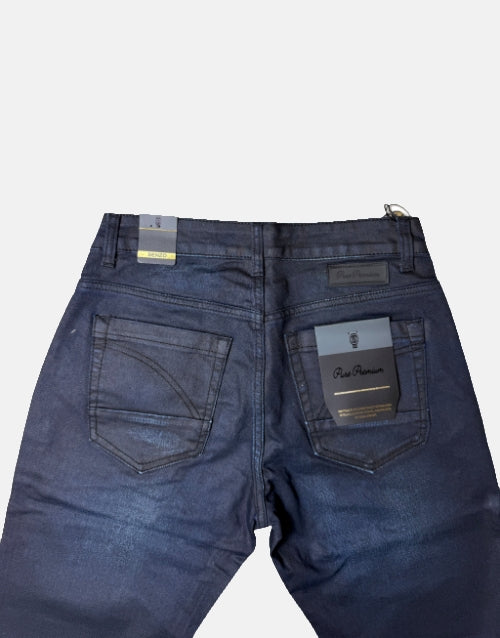 Pure Premium Arichi Blue Black Senzo Wax  Jeans
