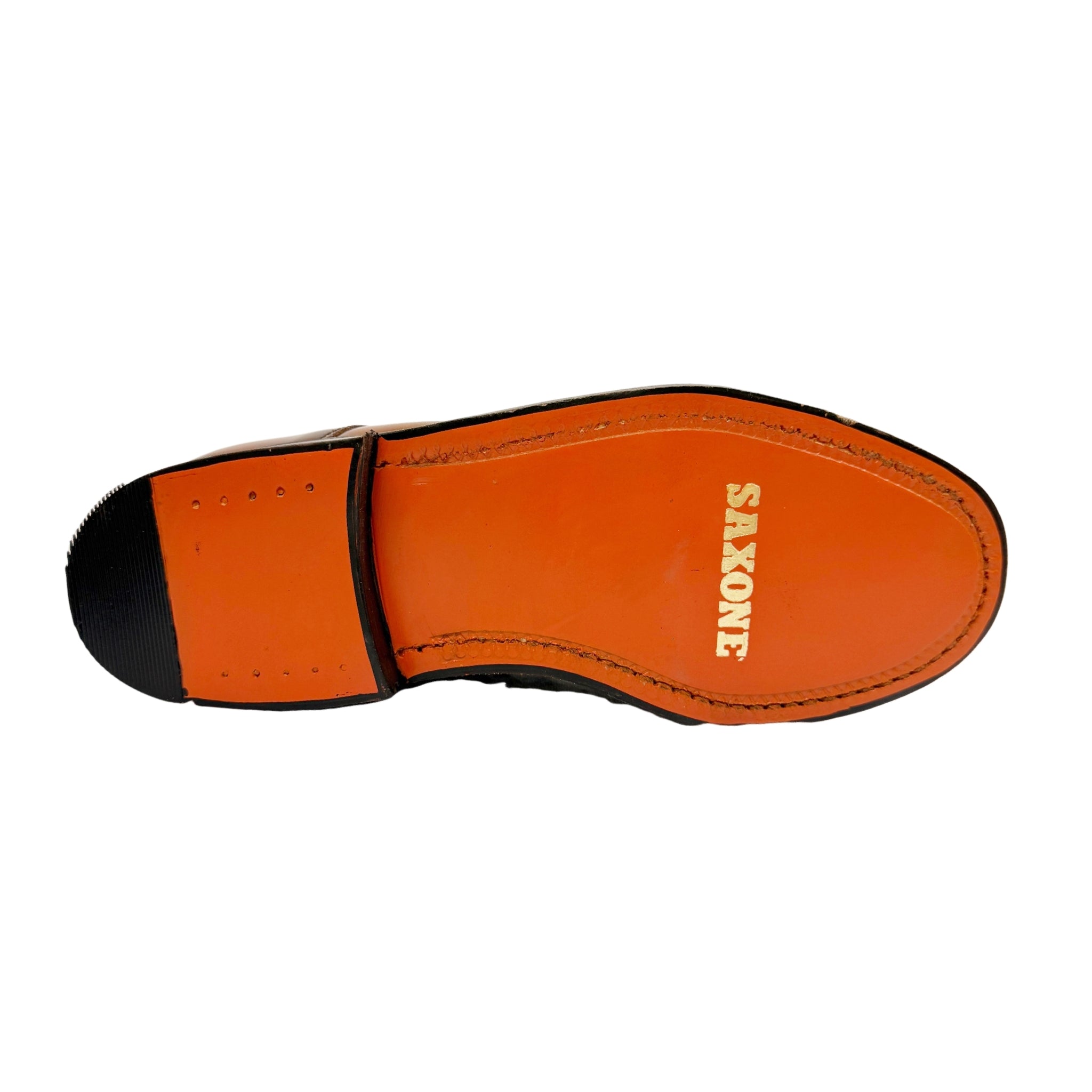 Saxone of Scotland Leather Ivywood Tan Shoe