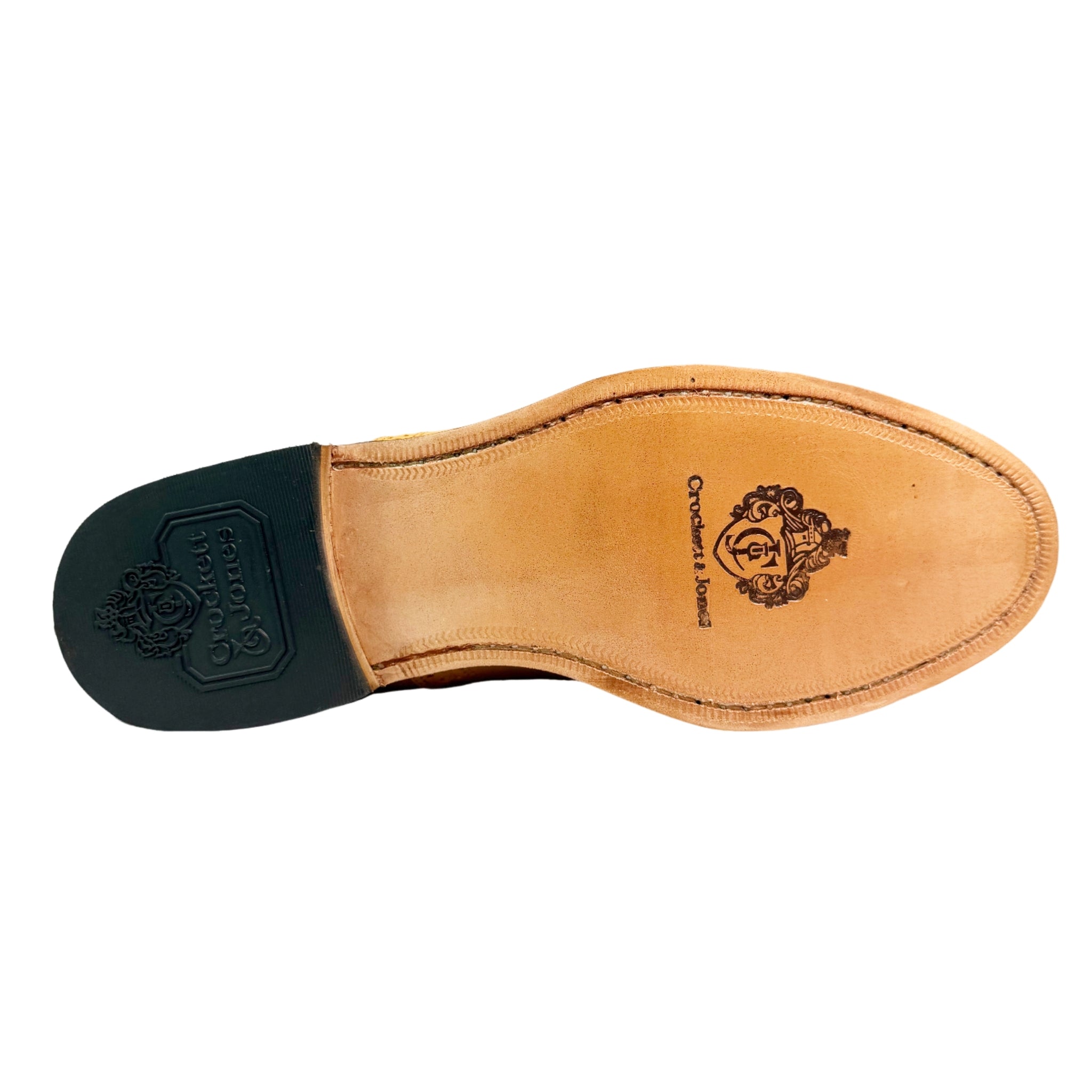 Crockett & Jones Brayden Leather Biscuit Buffcalf Shoe