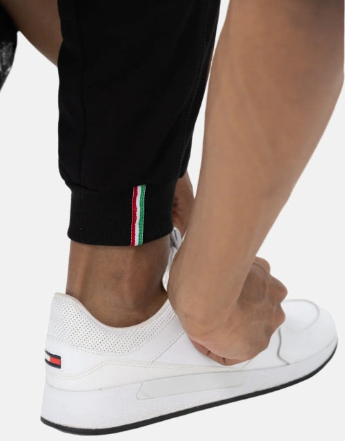 Borelli Black Guido Slim Fit Knit Jogger