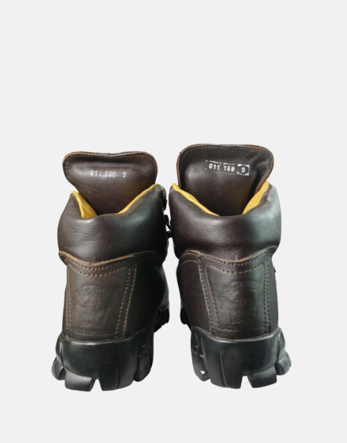 Jim Green Leather Dark Brown  Waterproof Monster Boot