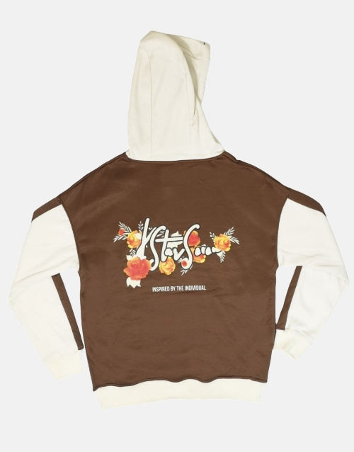 K Star 7 Arthur Choc Cream Sweater Hoody