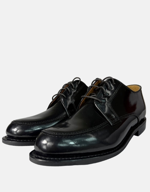 Bishop Plain Black Leather Shoe