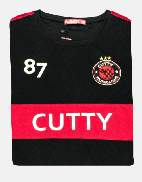 Cutty German Jersey T Shirt Black C Frozen