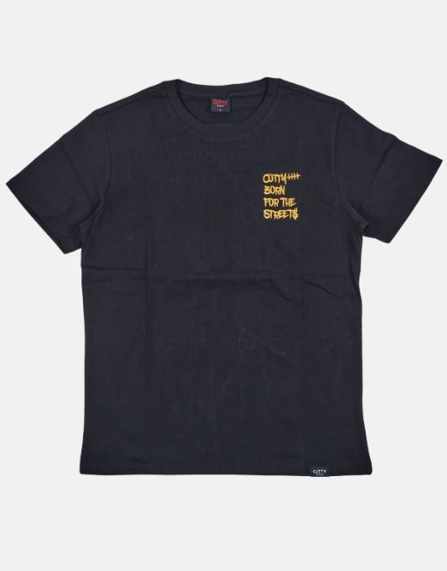 CUTTY BORN T-SHIRT( BLACK)