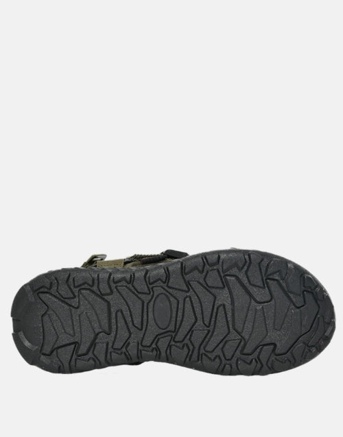 Bronx Brooklyn Casual Olive Velcro Sandal