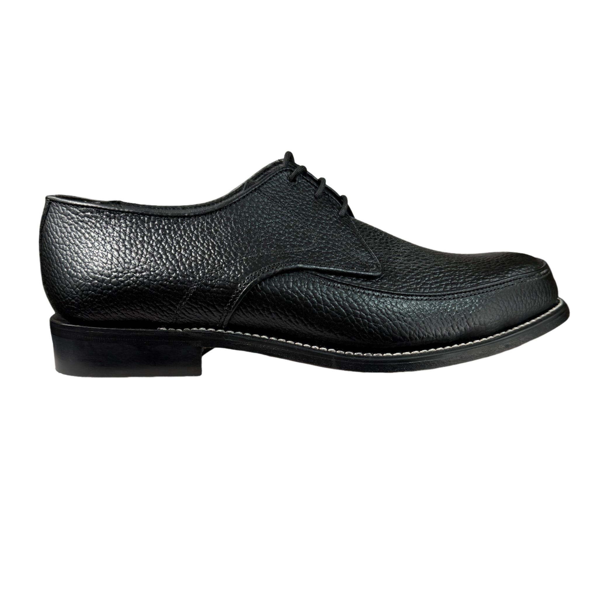 Barker Grain Leather Status Black Shoe