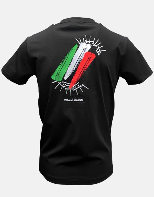 Vialli Item Black  T-Shirt