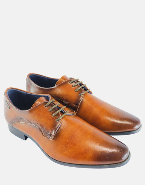 GINO PAOLI Youths Tan Lace Up