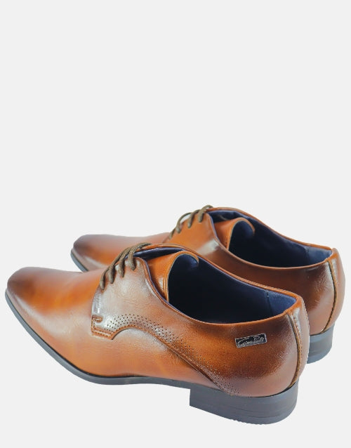 GINO PAOLI Youths Tan Lace Up