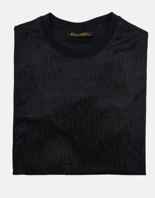 Vialli Hedore Black T Shirt