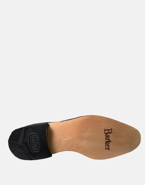 Barker Arthur Black Glace Kid Moccasin