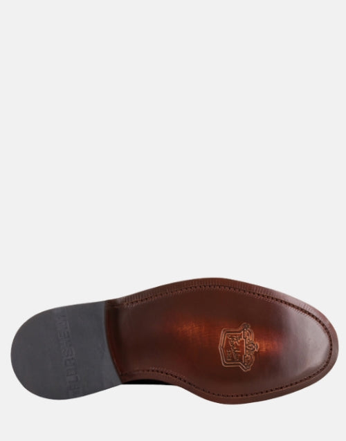 Florsheim Leather Status Black Plain Toe Derby Shoe