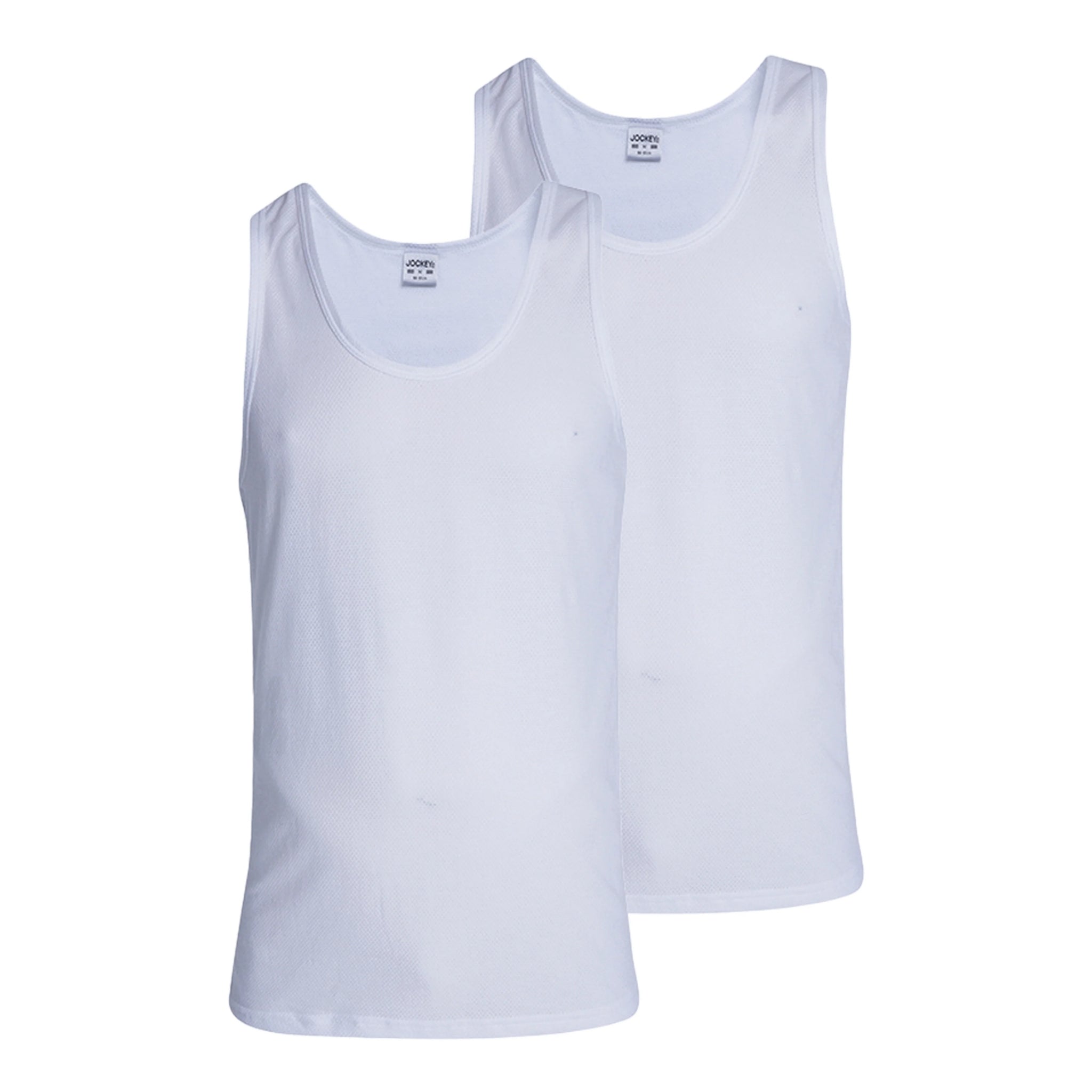 Jockey White Vest 2 Pack