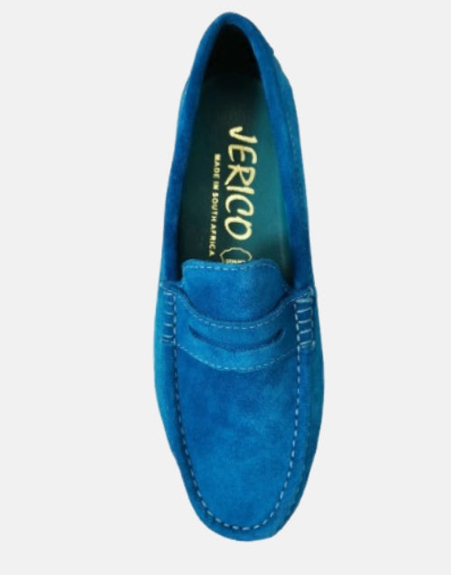 JERICO Carvella Suede Teal Blue Driver