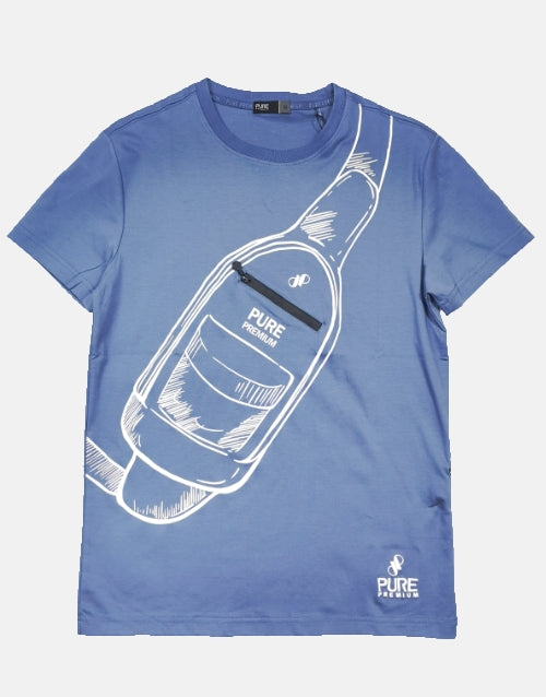 Pure Premium Sling Bag  Blue T-shirt