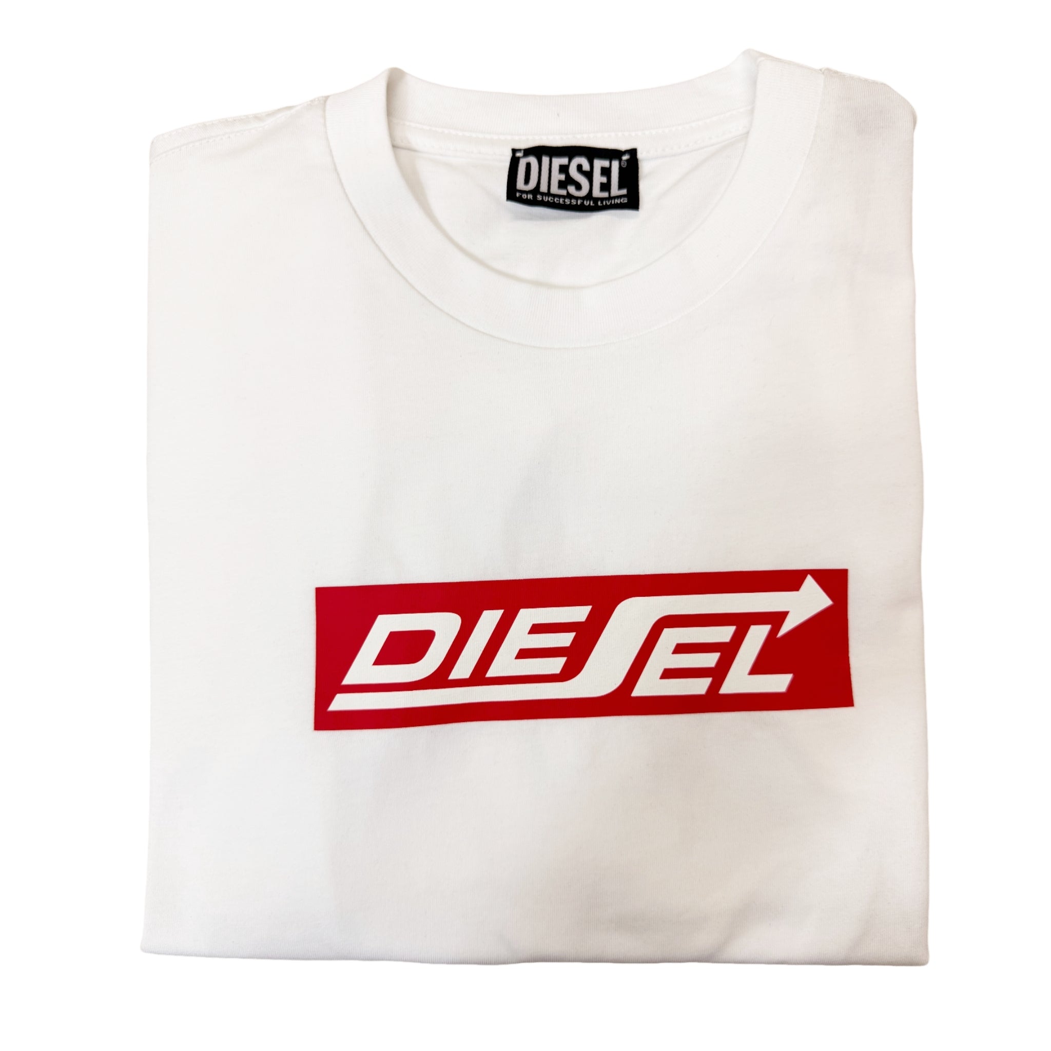 Diesel Bold White Logo T-Shirt