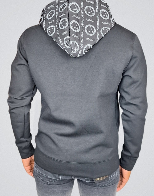 COVALI Matera Black Hoody Sweater
